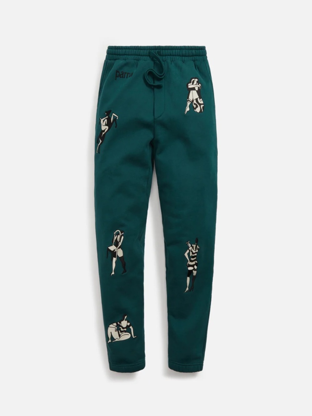 By Parra Life Experience Sweat Pants - Pine Green